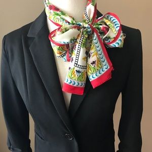 Adrienne Vittadini 100% Silk rectangle scarf